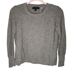Banana Republic Marled Olive brown open back sweater. Size XS.